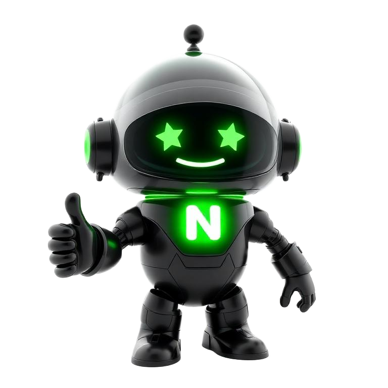 Neo mascot — excited